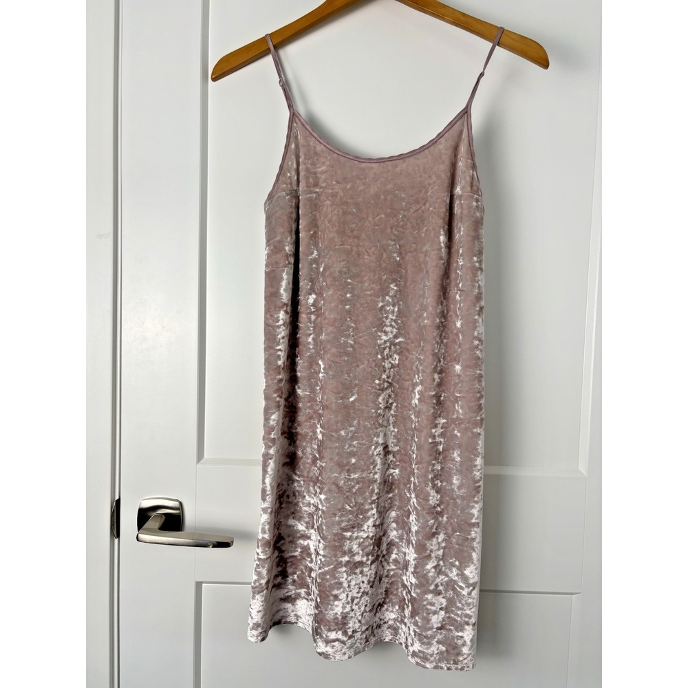 VICTORIA'S SECRET Y2K Crushed Velvet Slip Dress Fairy Feminine Nightgown-Size XS